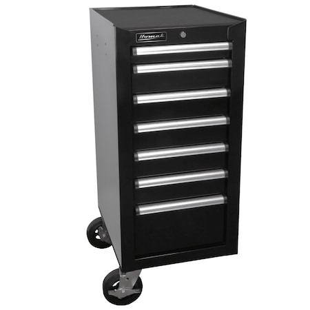 Homak 18in H2Pro Series 7 Drawer Side Cabinet - Black BK08018070